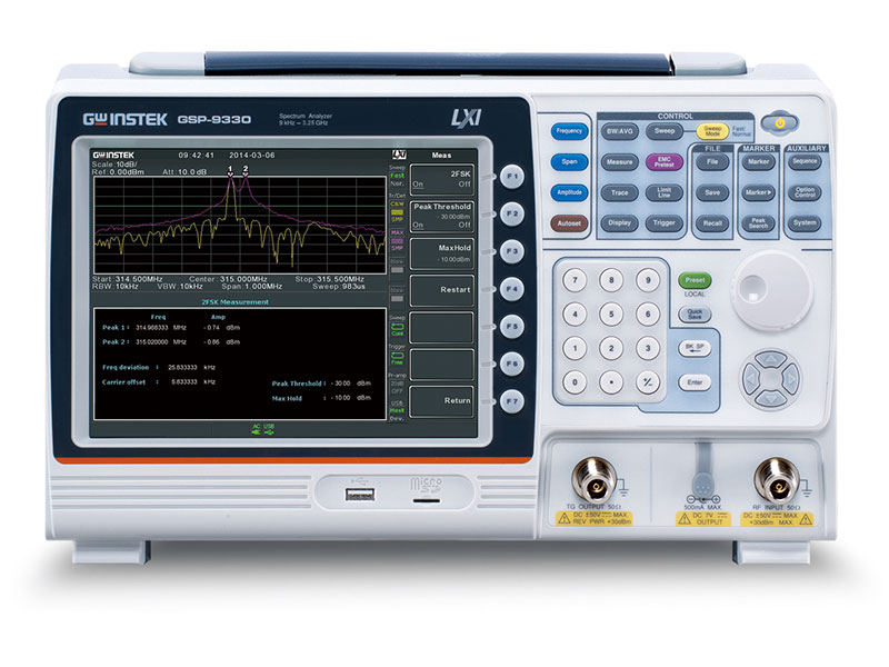 GSP-9330 - GW Instek Spectrum Analyzers