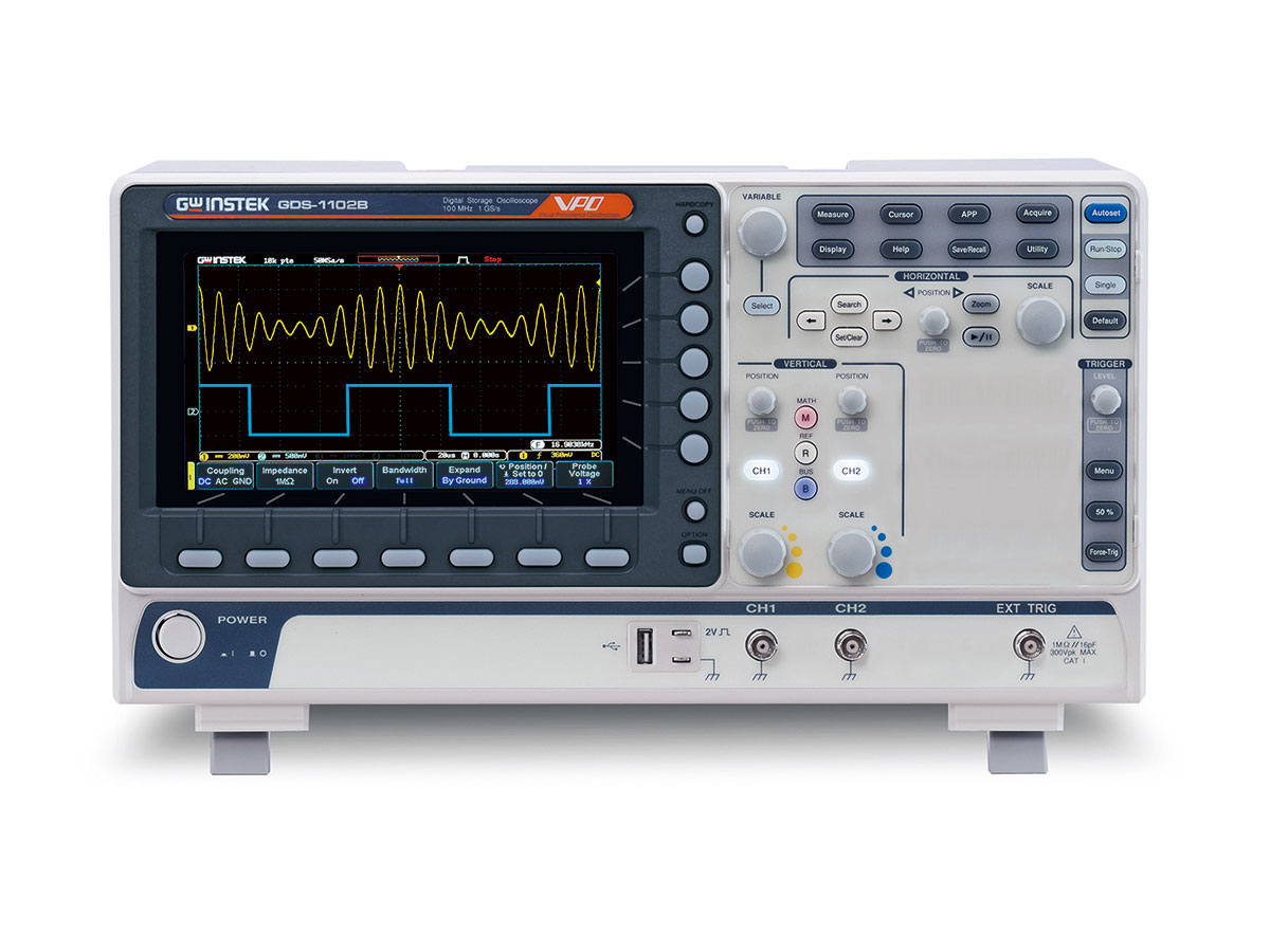 GDS-1102B - GW Instek Digital Oscilloscopes