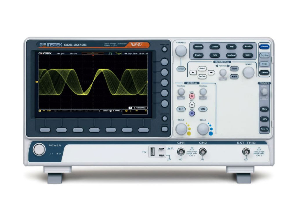 GDS-2072E - GW Instek Digital Oscilloscopes