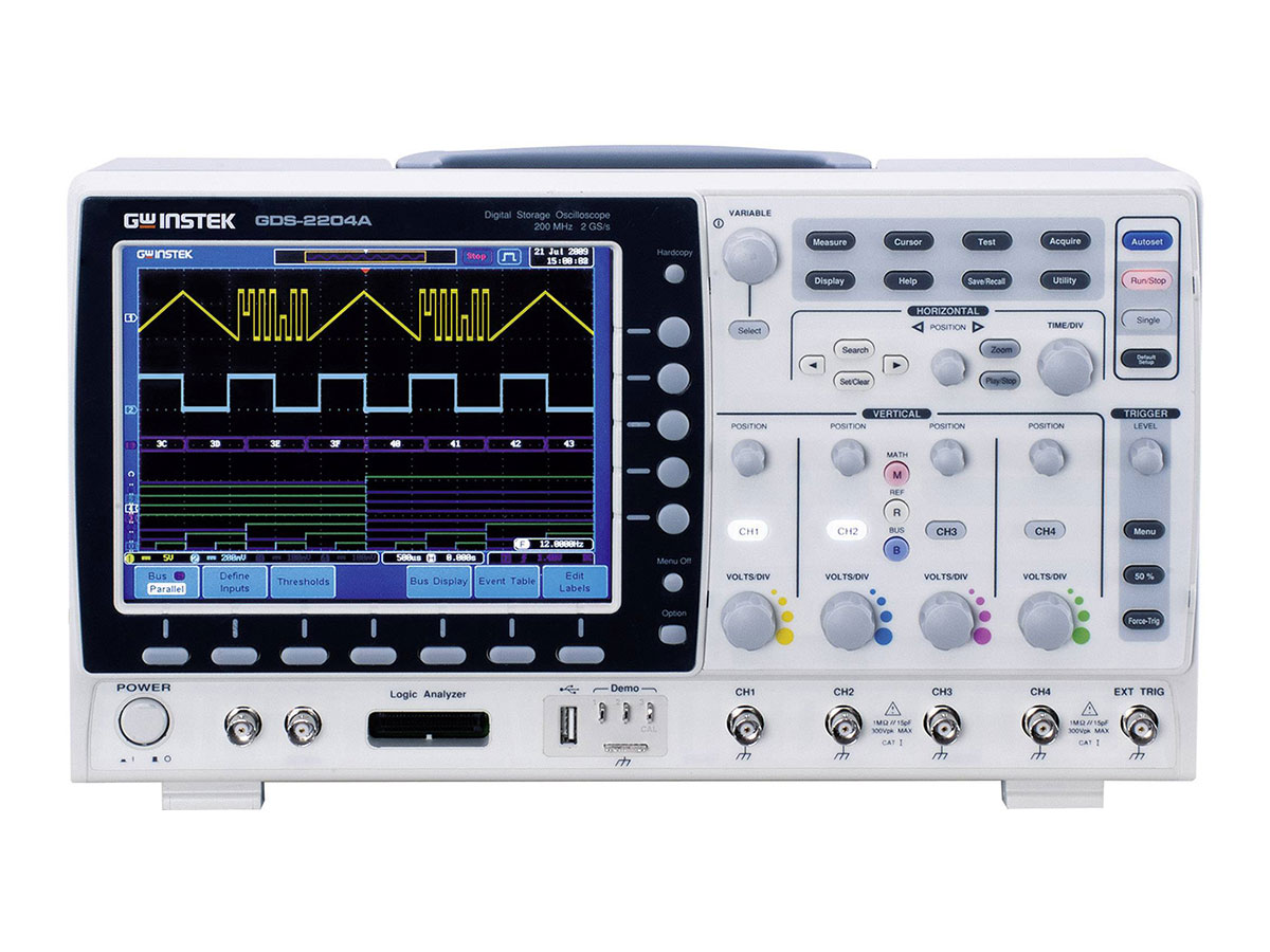 GDS-2204A - GW Instek Digital Oscilloscopes