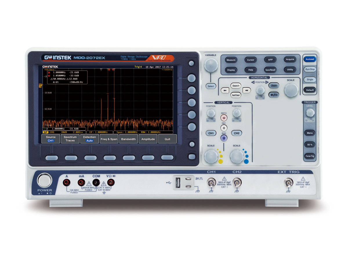 MDO-2072EX - GW Instek Digital Oscilloscopes