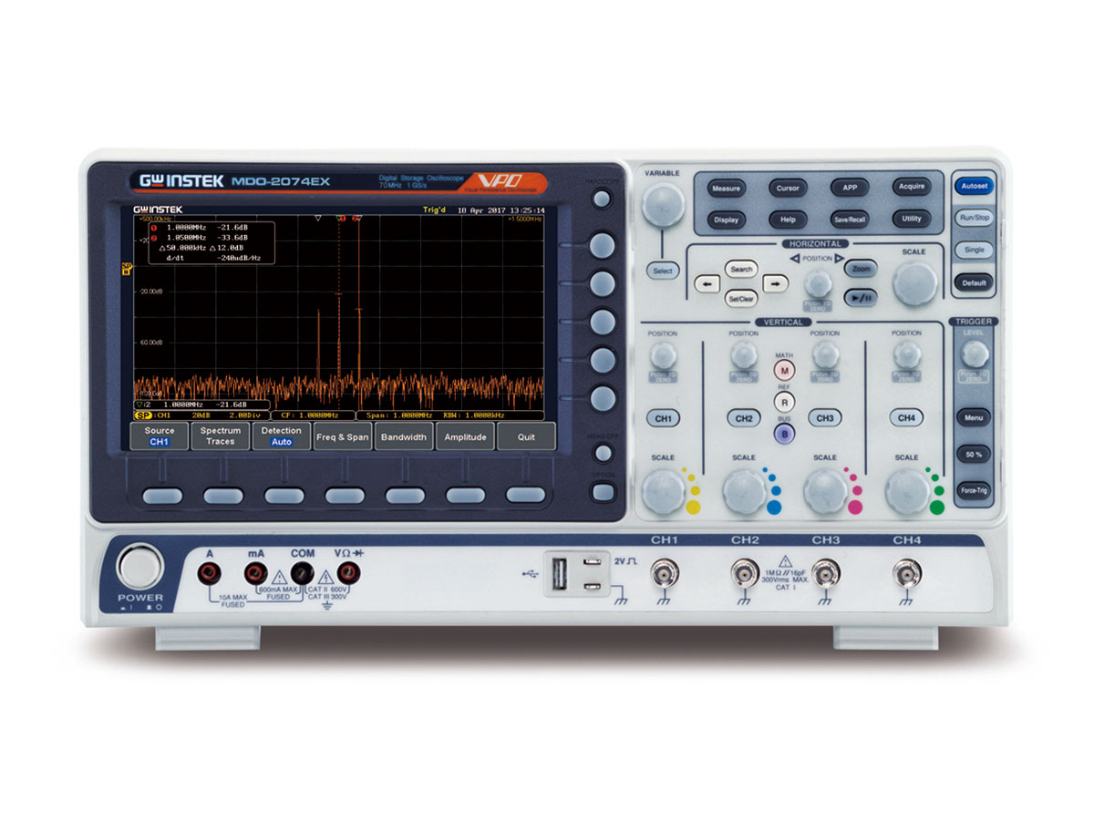 MDO-2074EX - GW Instek Digital Oscilloscopes