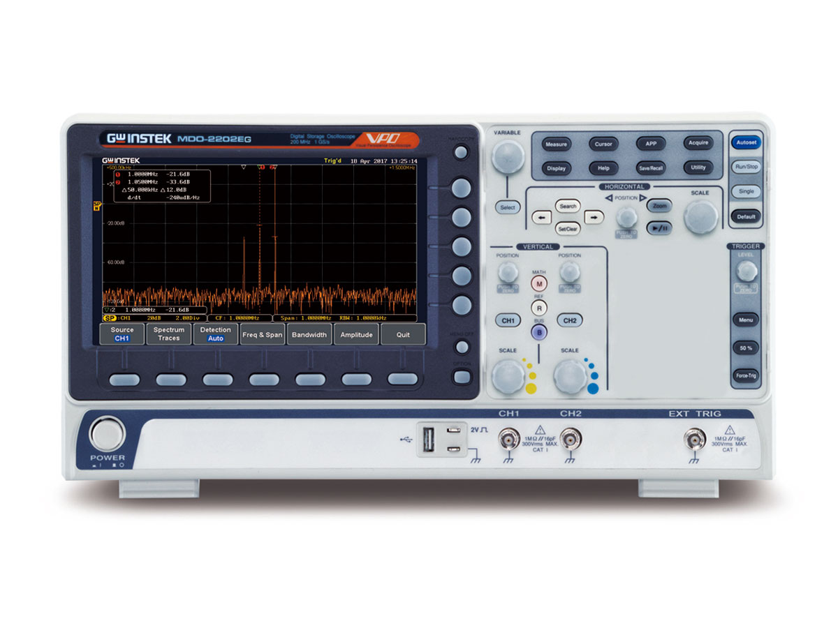 MDO-2202EG - GW Instek Digital Oscilloscopes