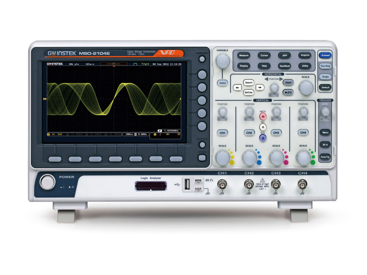 MSO-2074E - GW Instek Mixed Signal Oscilloscopes